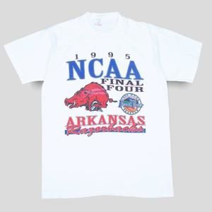 1995 Ncaa Final Four Arkansas Razorbacks   Shirt Tee Retro
